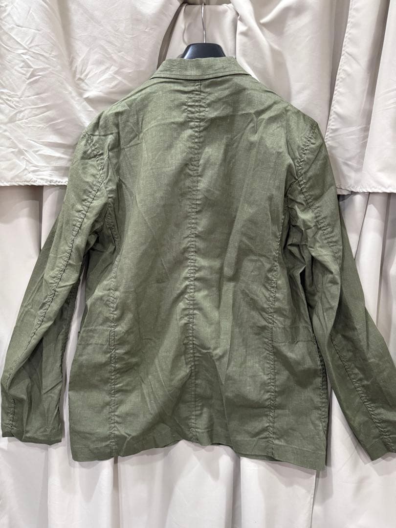 【新品】FOB FACTORY ホスピタルジャケット サイズ3 オリーブグリーン