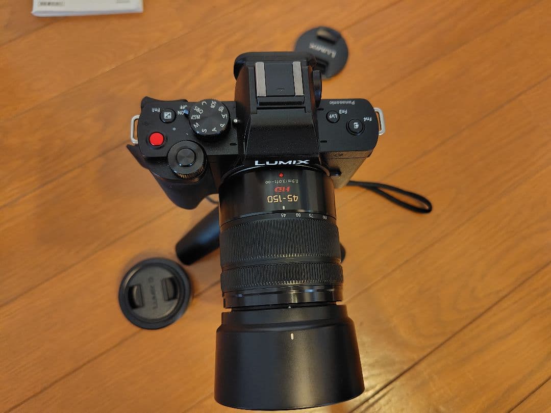 LUMIX DC-G100V+45-150mmレンズ トライポッド+Wズーム