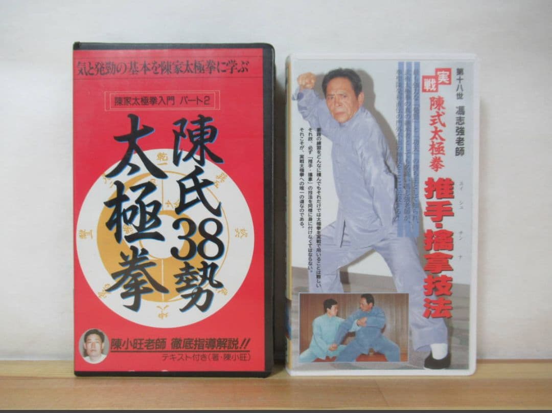 混元太極拳 陳氏太極拳 馮志強 出口衆太郎 VHS•DVDセット [動作確認済]