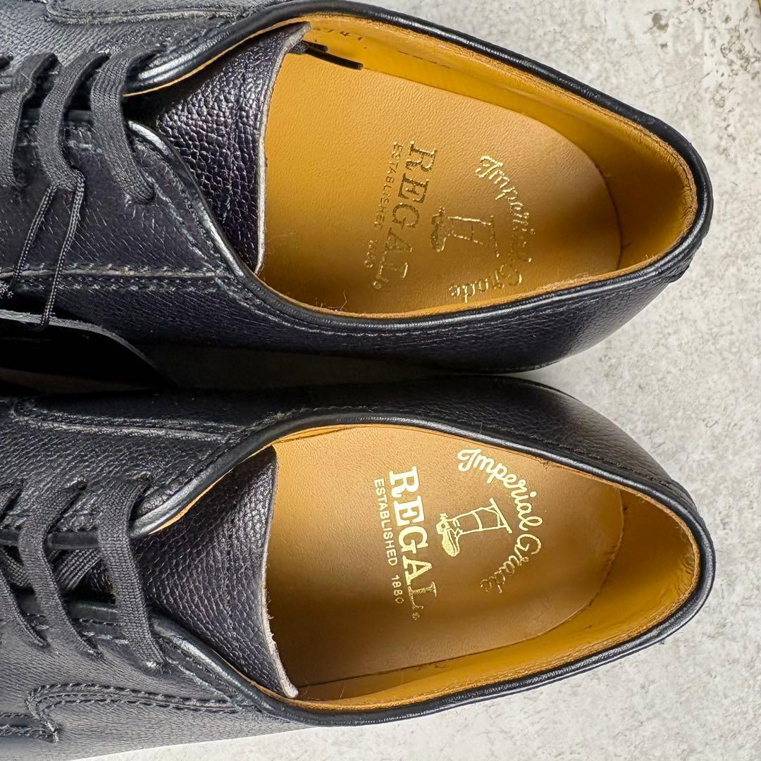 未使用品　REGAL リーガル　レザー　ダービー　　レザー　シューズ　黒