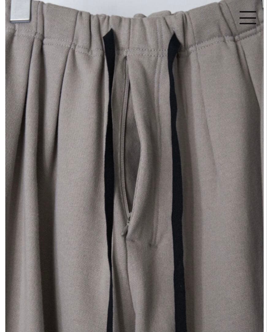 パンツ 26SS ancellm 2TUCK SWEAT PANTS