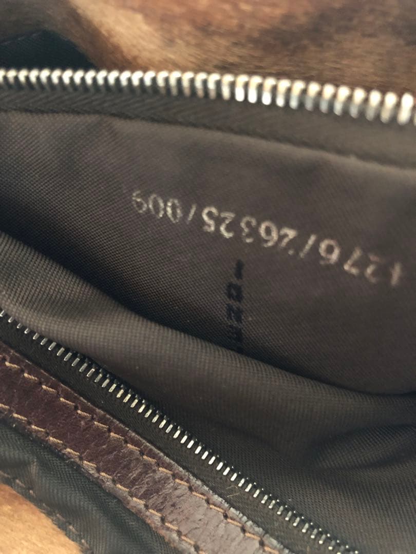 FENDI フェンディ　ハラコバッグ　ショルダー