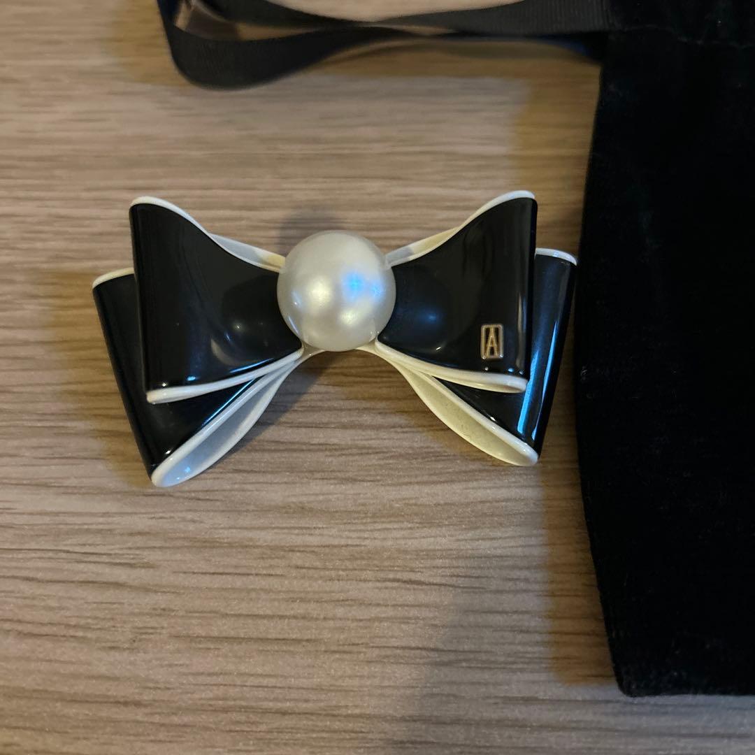 ALEXANDRE DE PARIS リボン型ヘアクリップ