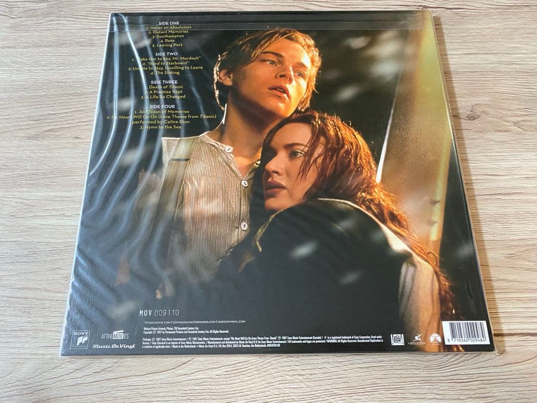 新品限定盤レコードLP タイタニック　celine dion TITANIC