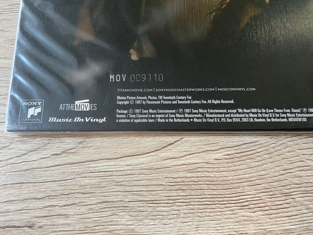 新品限定盤レコードLP タイタニック　celine dion TITANIC