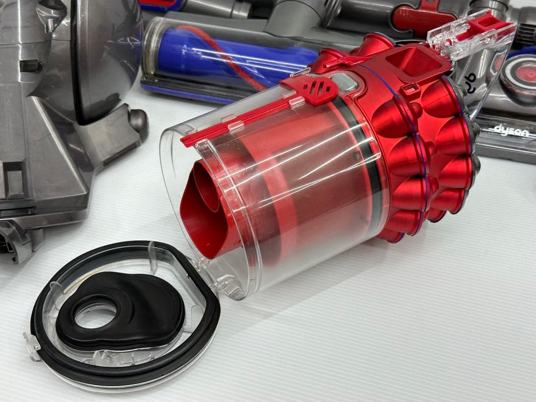 動作保証品　中古　ダイソン　Dyson CY24 掃除機　フルセット　赤　レッド