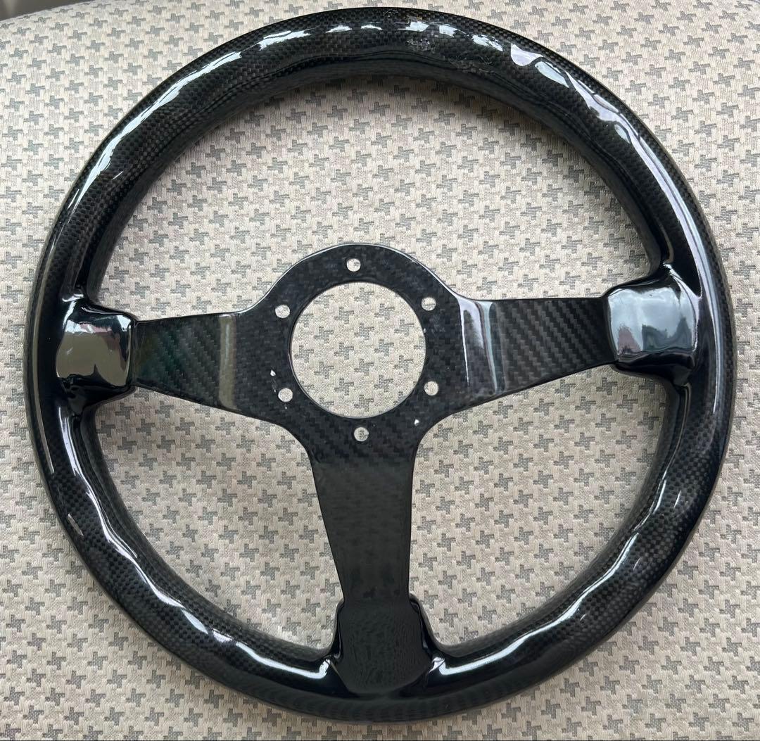 ドライカーボンステアリング ディープTYPE 超軽量