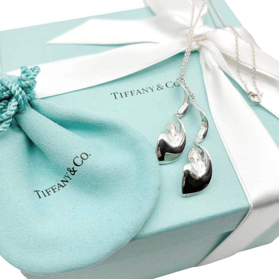 美品◎ ティファニー フランクゲーリー オーキッドダブルネックレス シルバー