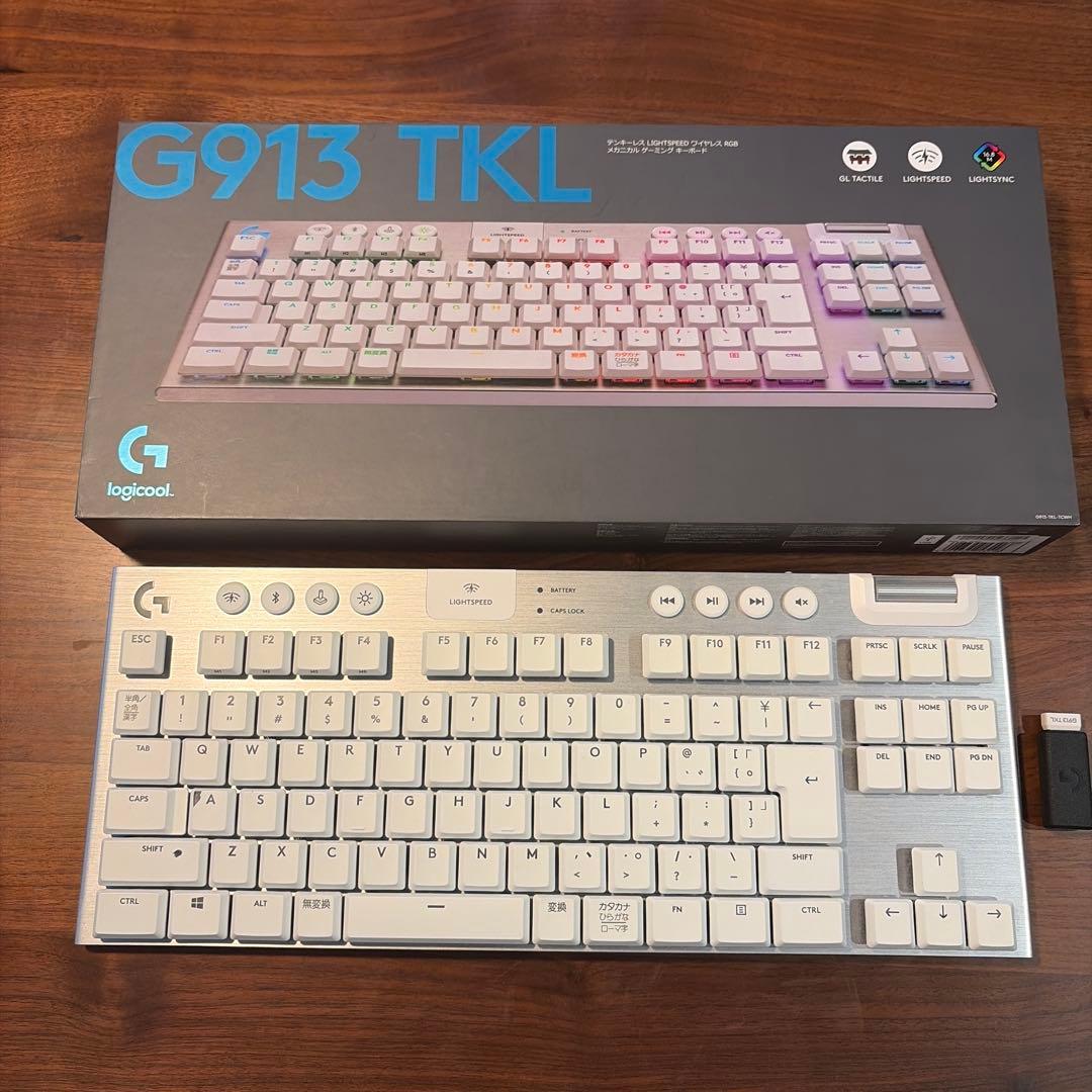 logiccl G913 TKL ゲーミングキーボード　ホワイト
