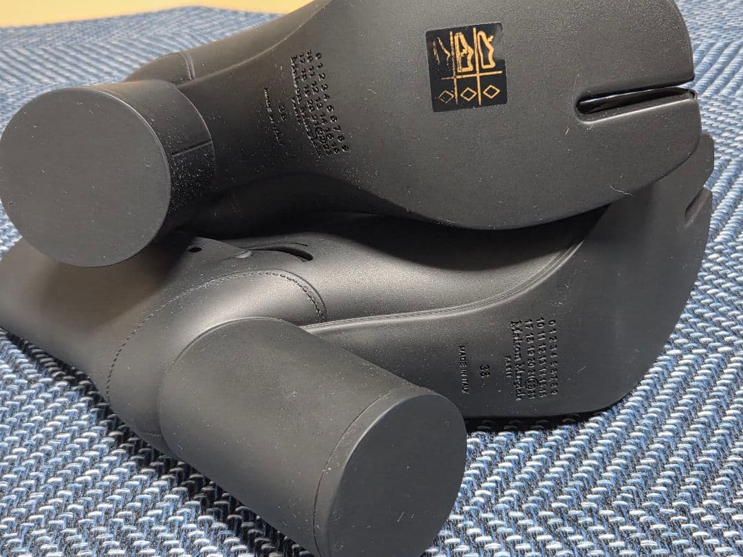 kanta　マルジェラ　タビ　ブーツ 黒　ラバー　サイズ38