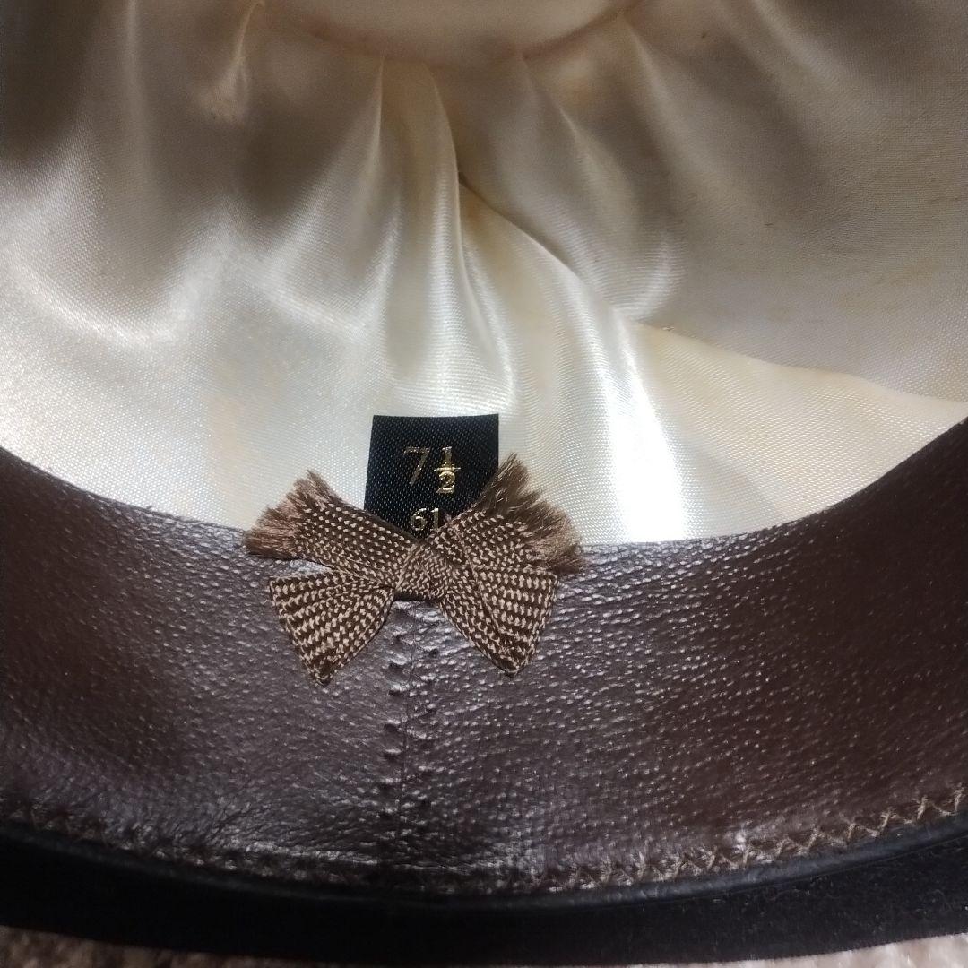 ボーラーハット黒　メンズ　帽子