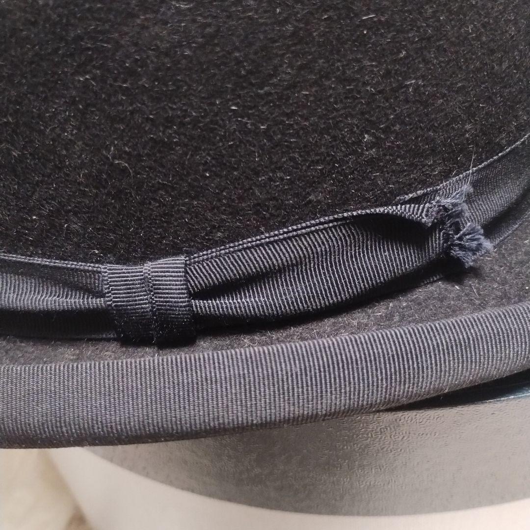 ボーラーハット黒　メンズ　帽子