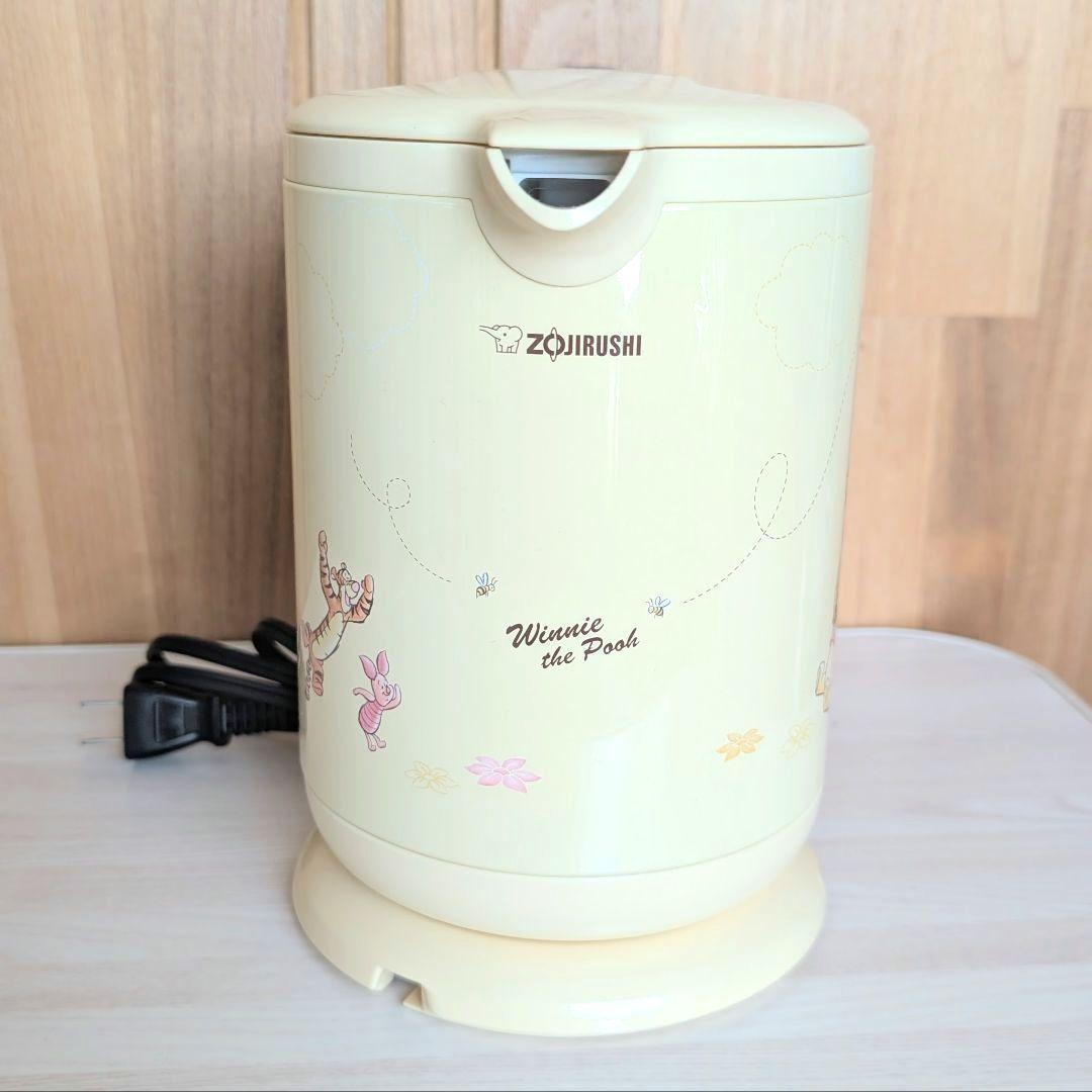 象印 電気ケトル くまのプーさん CK-FZ08P-EZ 電気ポット 保温