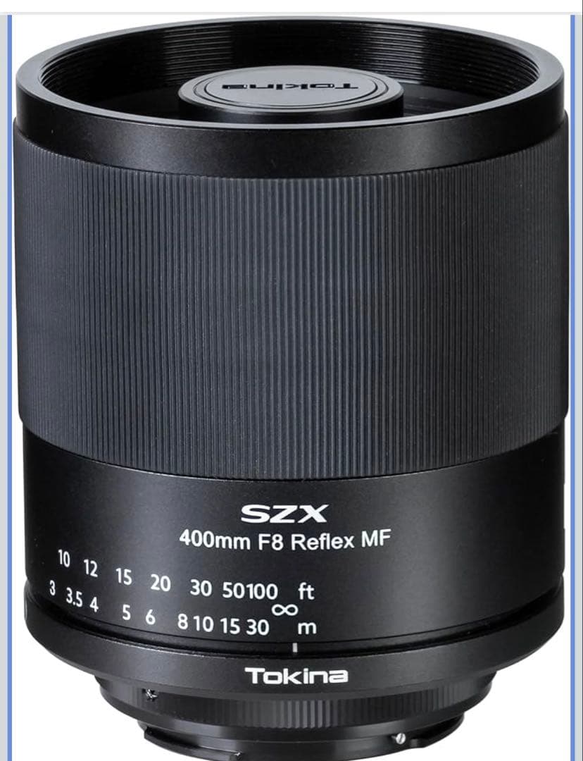 Tokina 望遠ミラーレンズ 400mm キヤノンEFマウント＋レンズフード