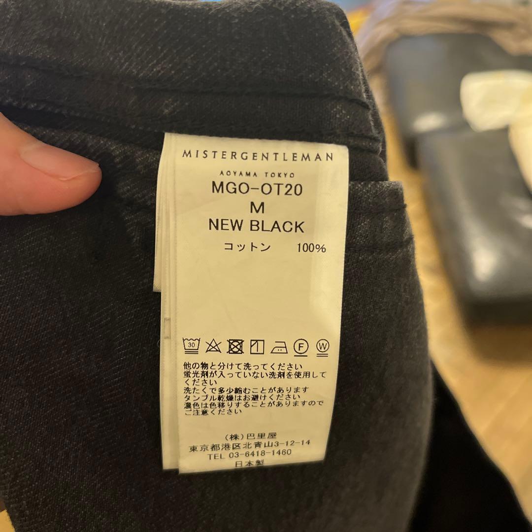 MISTER GENTLEMAN デニムジャケット M NEW BLACK