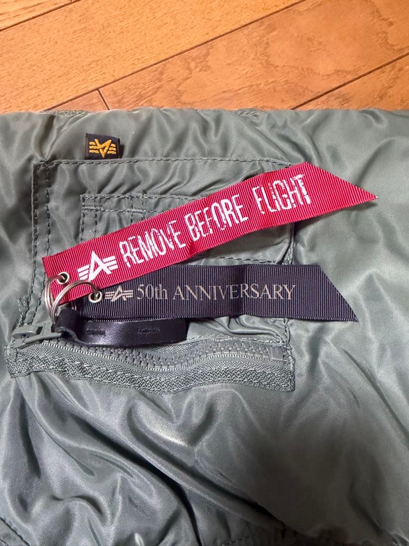 アルファインダストリーズ フライトジャケット N-3B カーキ ファー 50周年