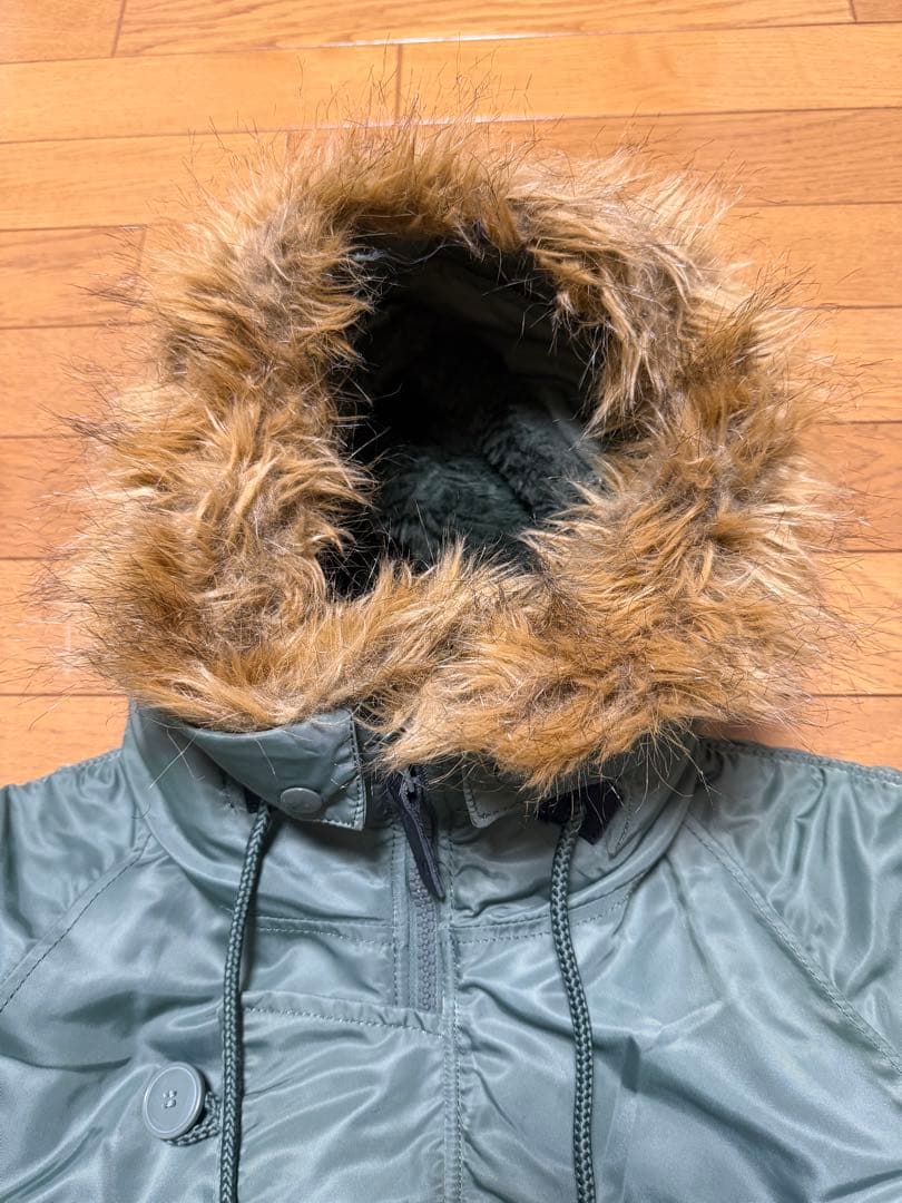 アルファインダストリーズ フライトジャケット N-3B カーキ ファー 50周年