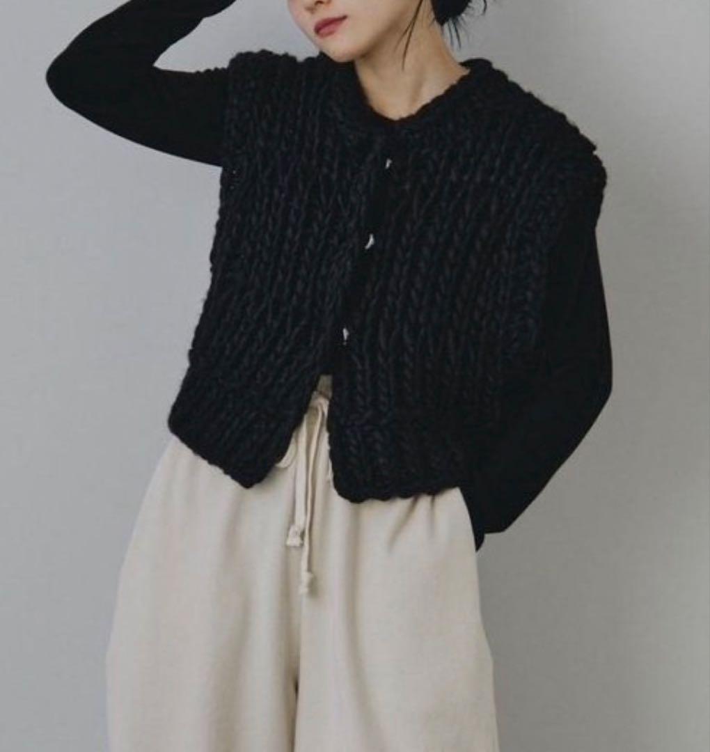 TODAYFUL Chunky Hand Knitvest ニットベスト