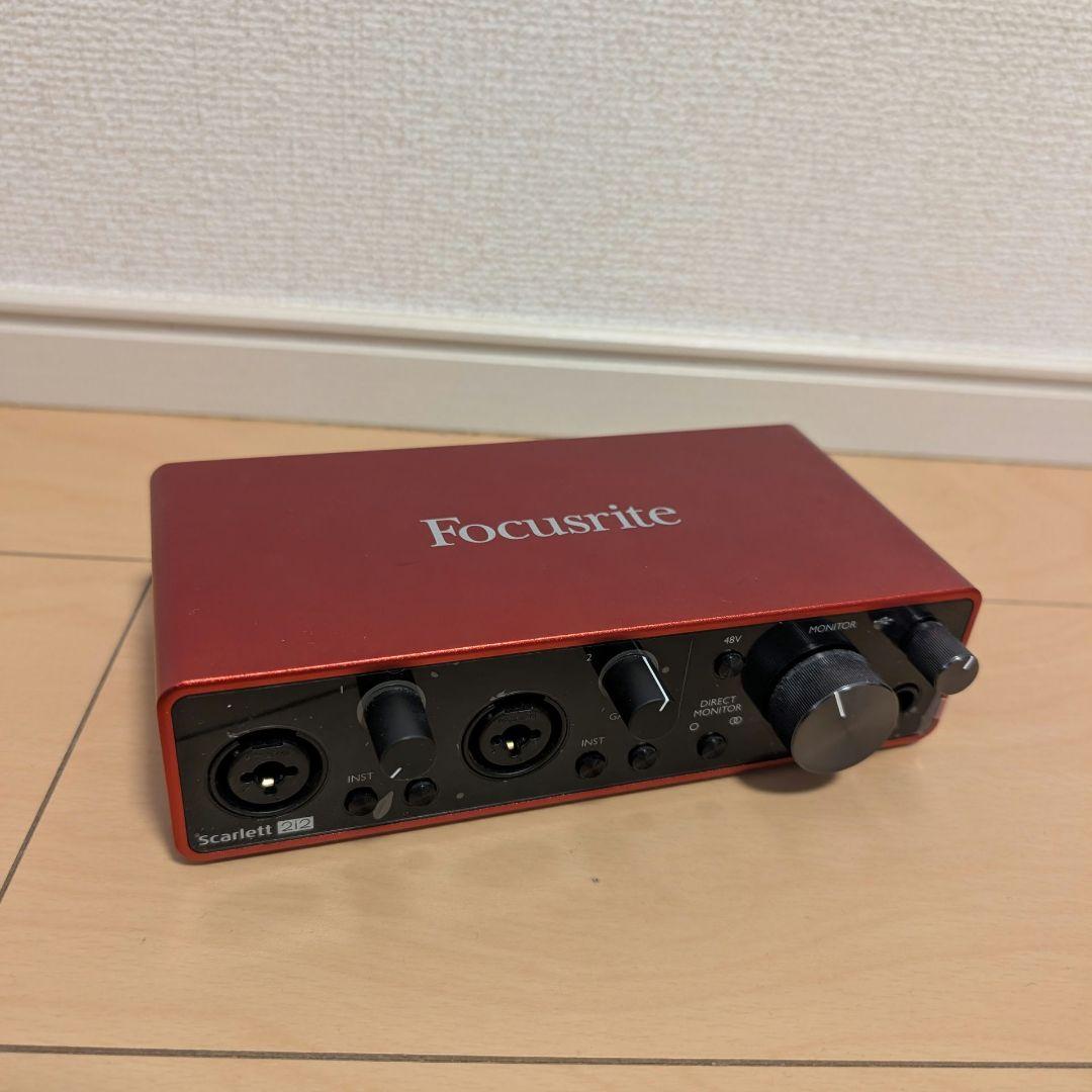 DJ機材 Focusrite Scarlett 2i2 gen3