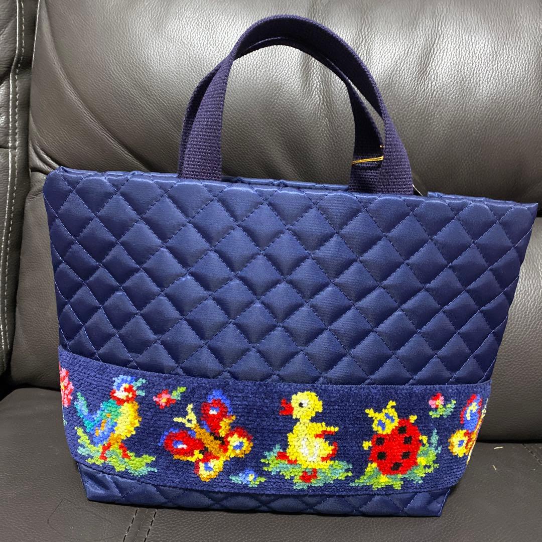 FEILER学校フェイラハイジ　パックインミニバック ネイビー新品