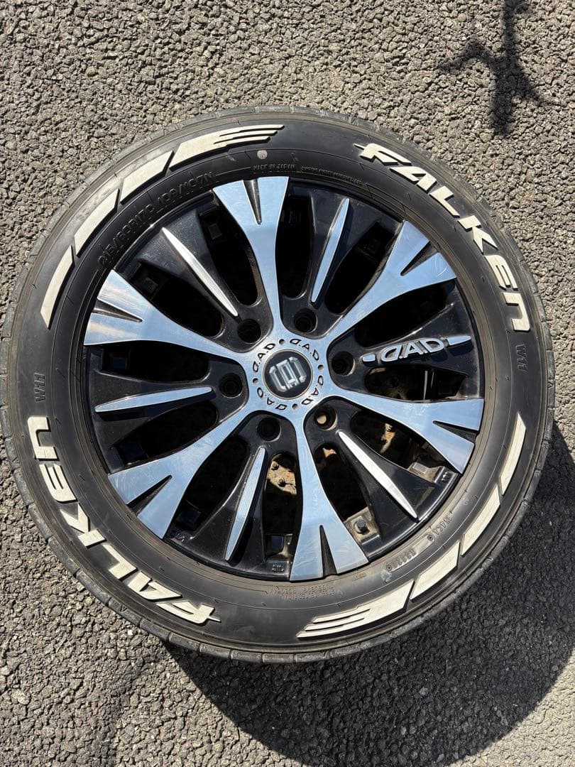 DADギャルソンホイール 17インチ2本②【4本同時購入必須】送料込