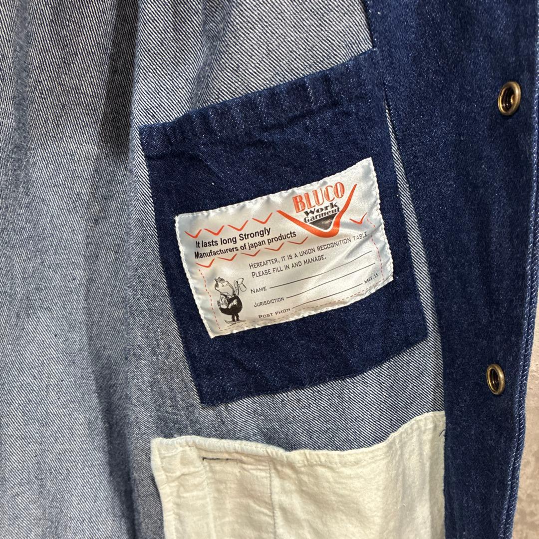 Bluco デニムコーチジャケット