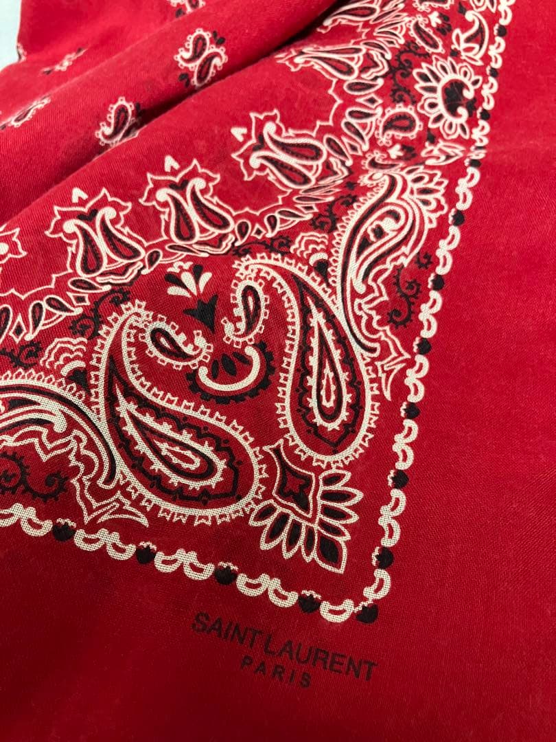 サンローラン　カシミヤ　ストール　大判