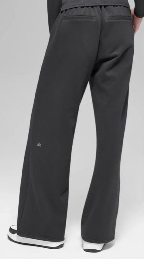 【新品】alo ハイウエスト スウェットパンツ トラウザー