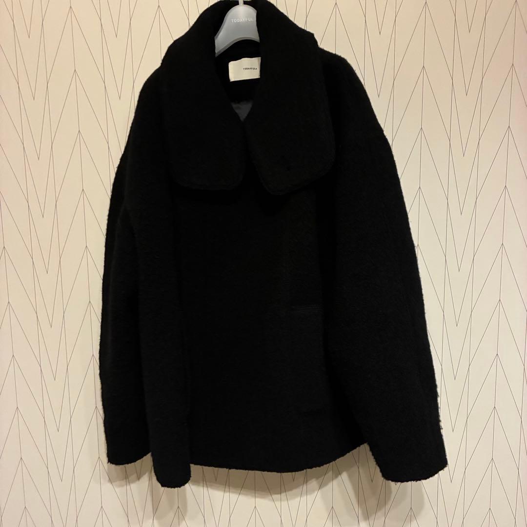 タグ有り TODAYFUL Standcollar Boucle Jacket