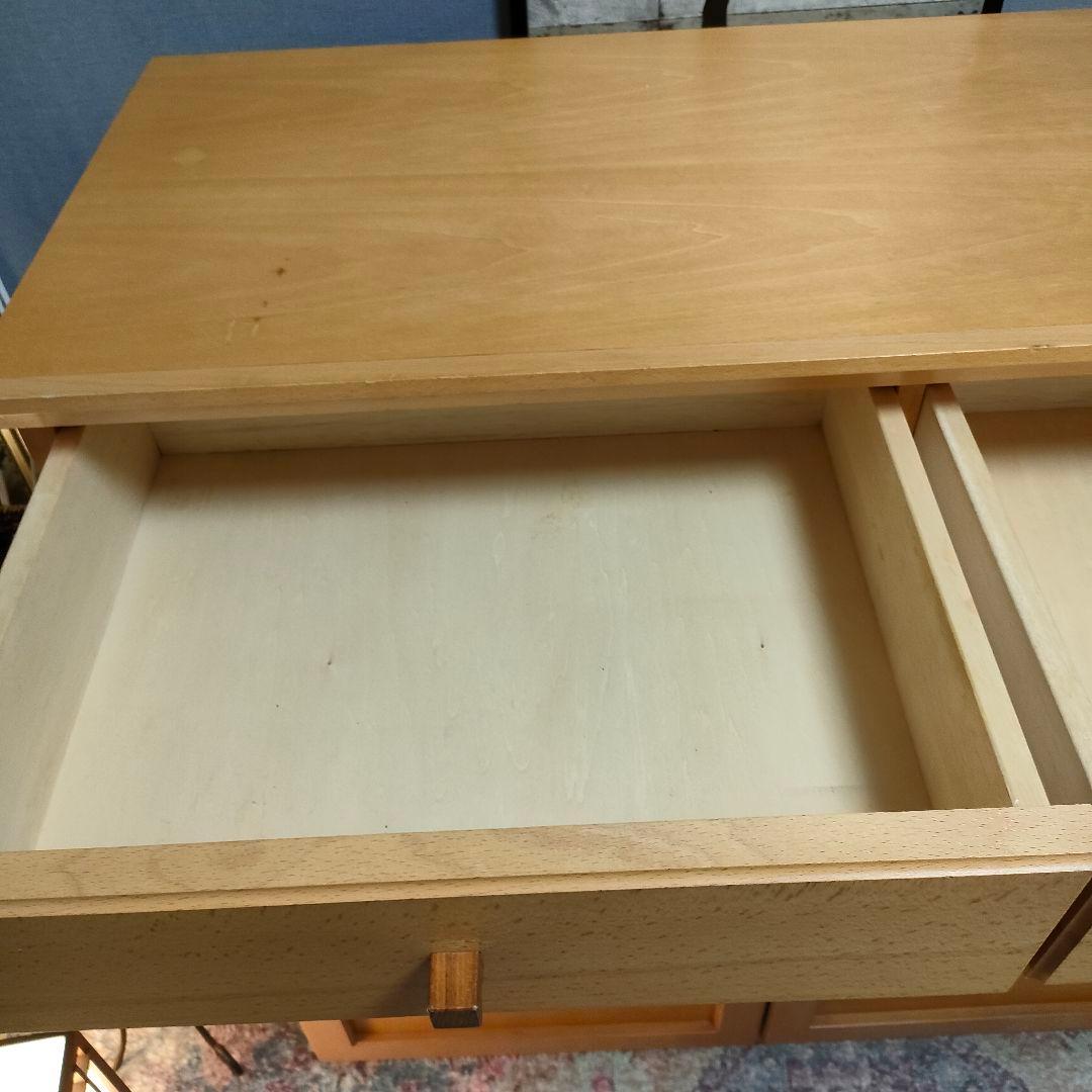 日進木工 キャビネット サイドボード ビーチ材 収納家具 飛騨家具