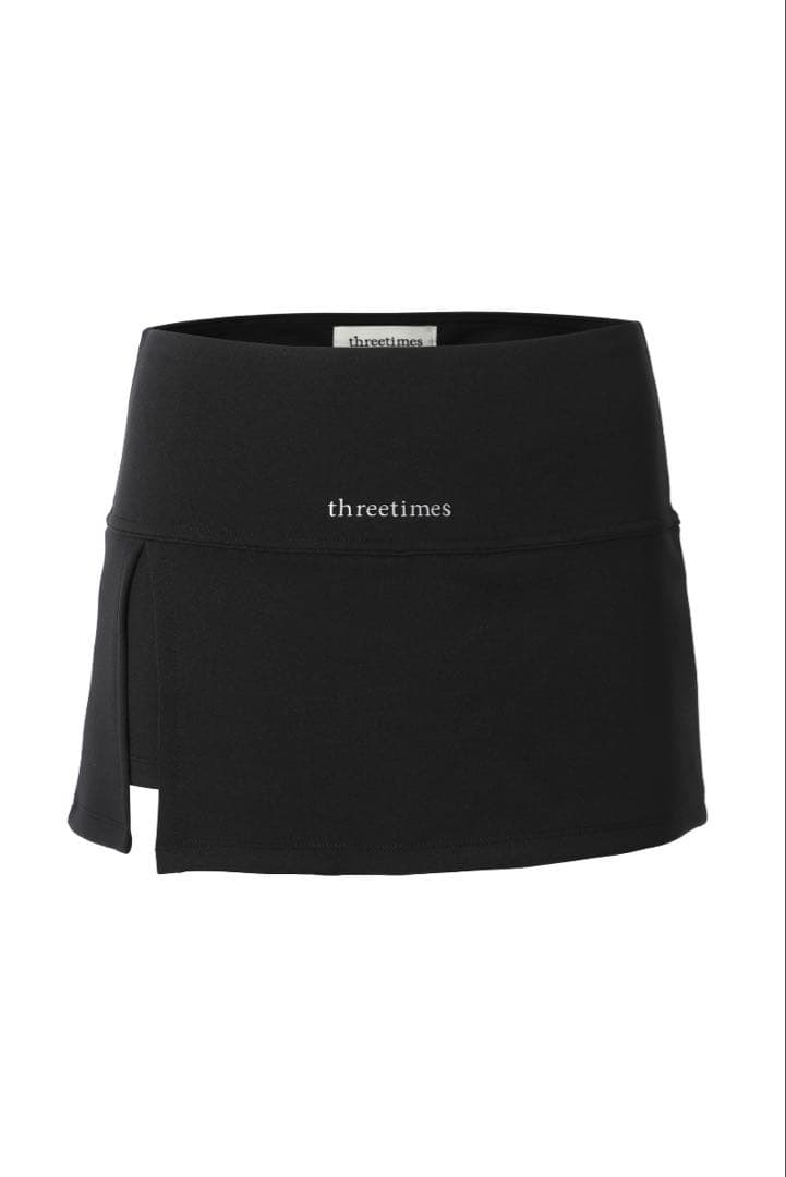 threetimesスカート黒
