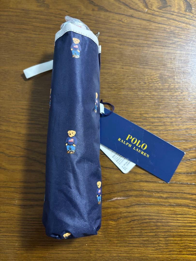 POLO RALPH LAUREN 晴雨兼用日傘 折りたたみ傘 ポロベア遮光UV