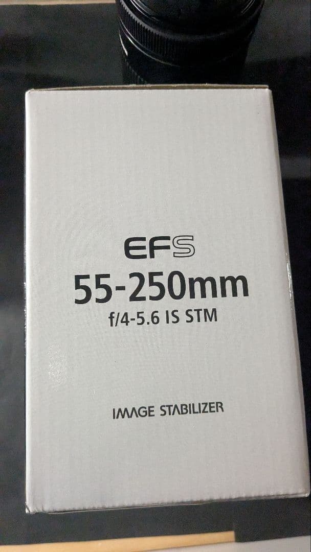 【箱付き】CANON EF-S55-250mm F4-5.6 IS STM
