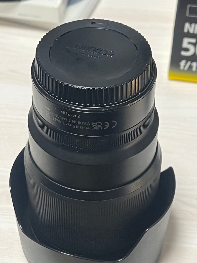 Nikon Z 50mm f/1.2 S 単焦点レンズ（美品・一部傷あり）