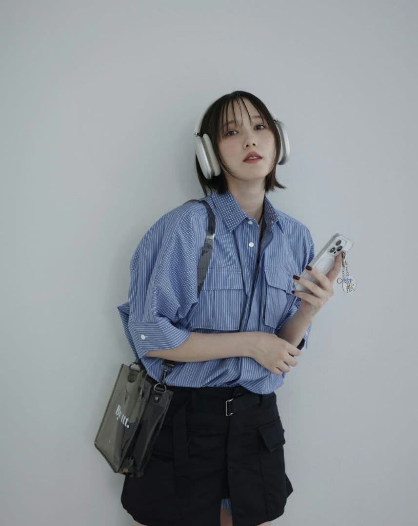 sacai サカイ THOMAS MASON ハーフスリーブシャツワンピース