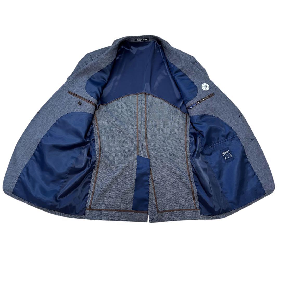 PERSON'S FOR MEN スーツ3ピース　上下　ネイビー　AB7(XL)