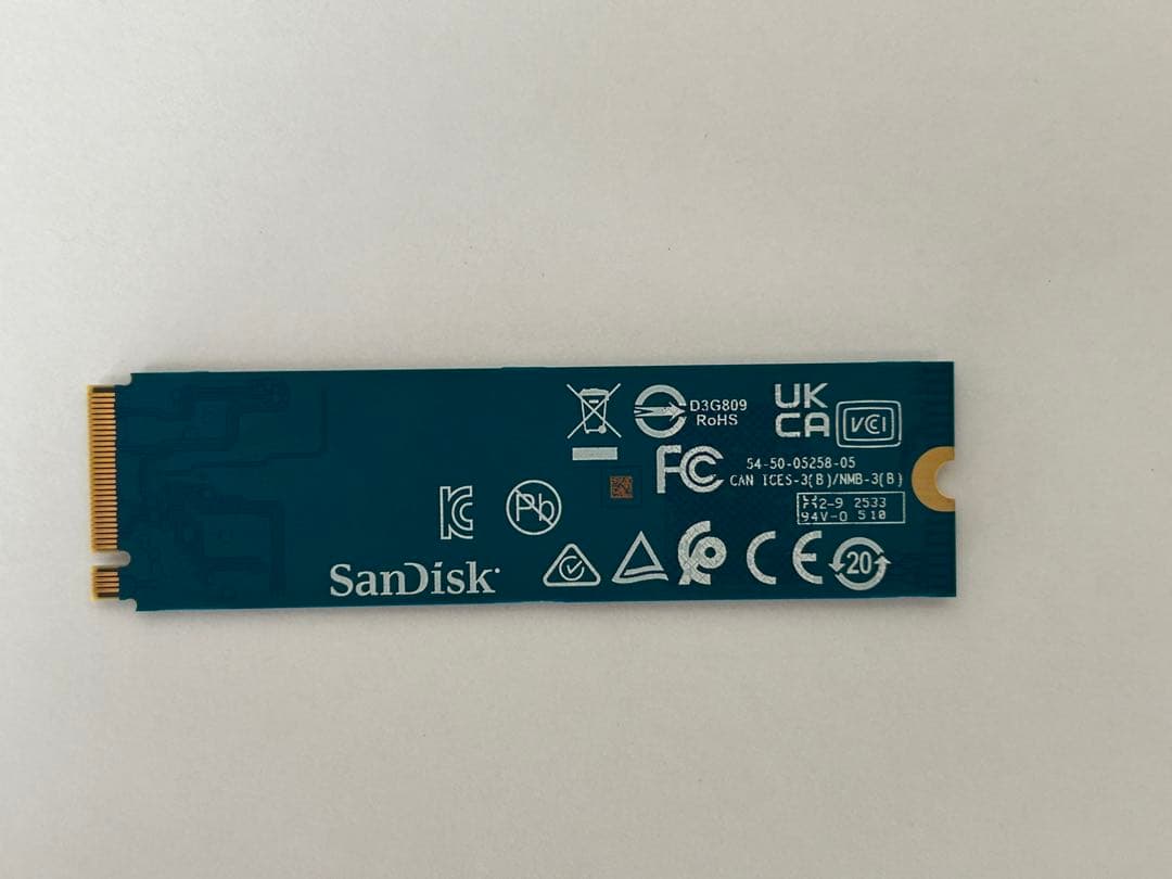 内蔵型SSD SanDisk SSD PLUS 1TB nvme PClE Gen 3.0