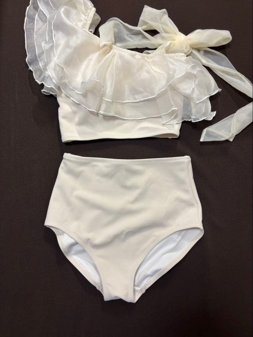 NICE CLAUP swimwear/肩リボンワンショルダー/3点セット　水着