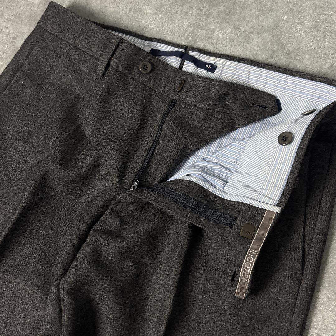 INCOTEX秋冬向け ウールパンツ SUPER100s インコテックス 46