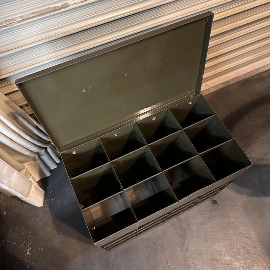 ヴィンテージ メタル製 パーツボックス タバコストッカー 店舗什器