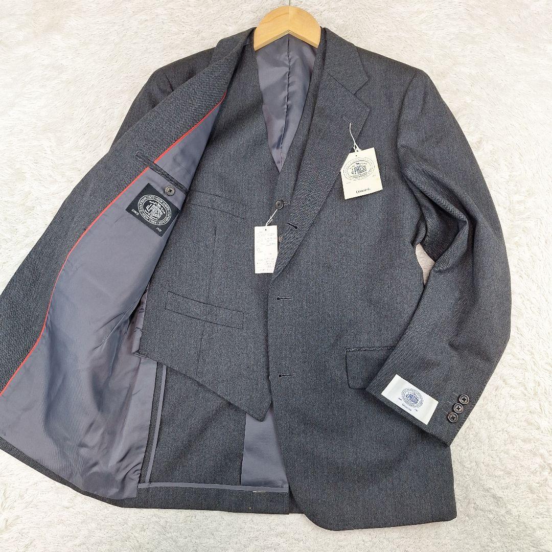 未使用品✨J.PRESS ヘリンボーン　テーラードジャケット+ベスト　A5　M