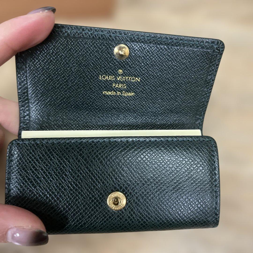 m*♡様 ルイヴィトン タイガ ミュルティクレ 4連 キーケース エピセア 緑