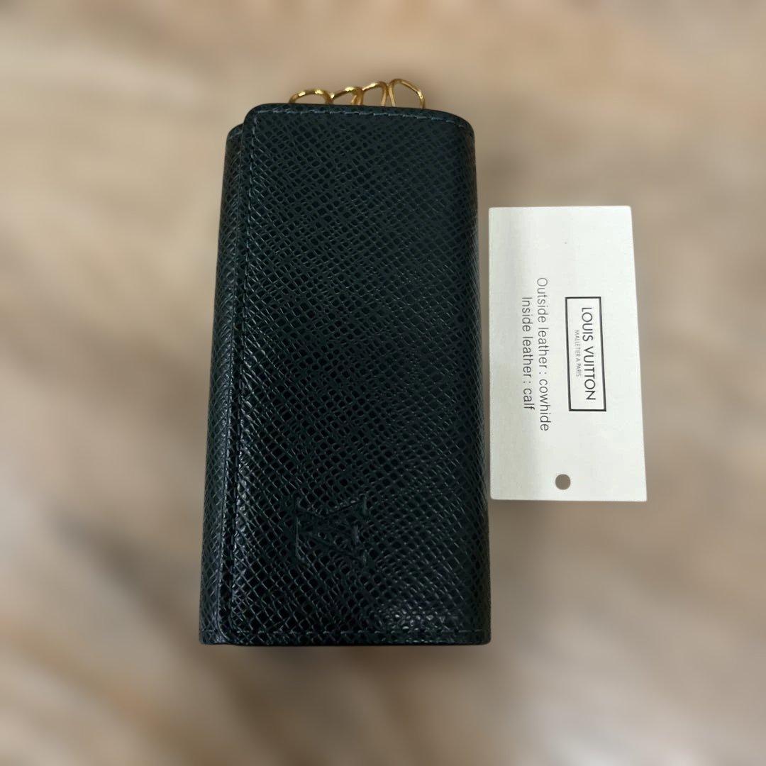 m*♡様 ルイヴィトン タイガ ミュルティクレ 4連 キーケース エピセア 緑