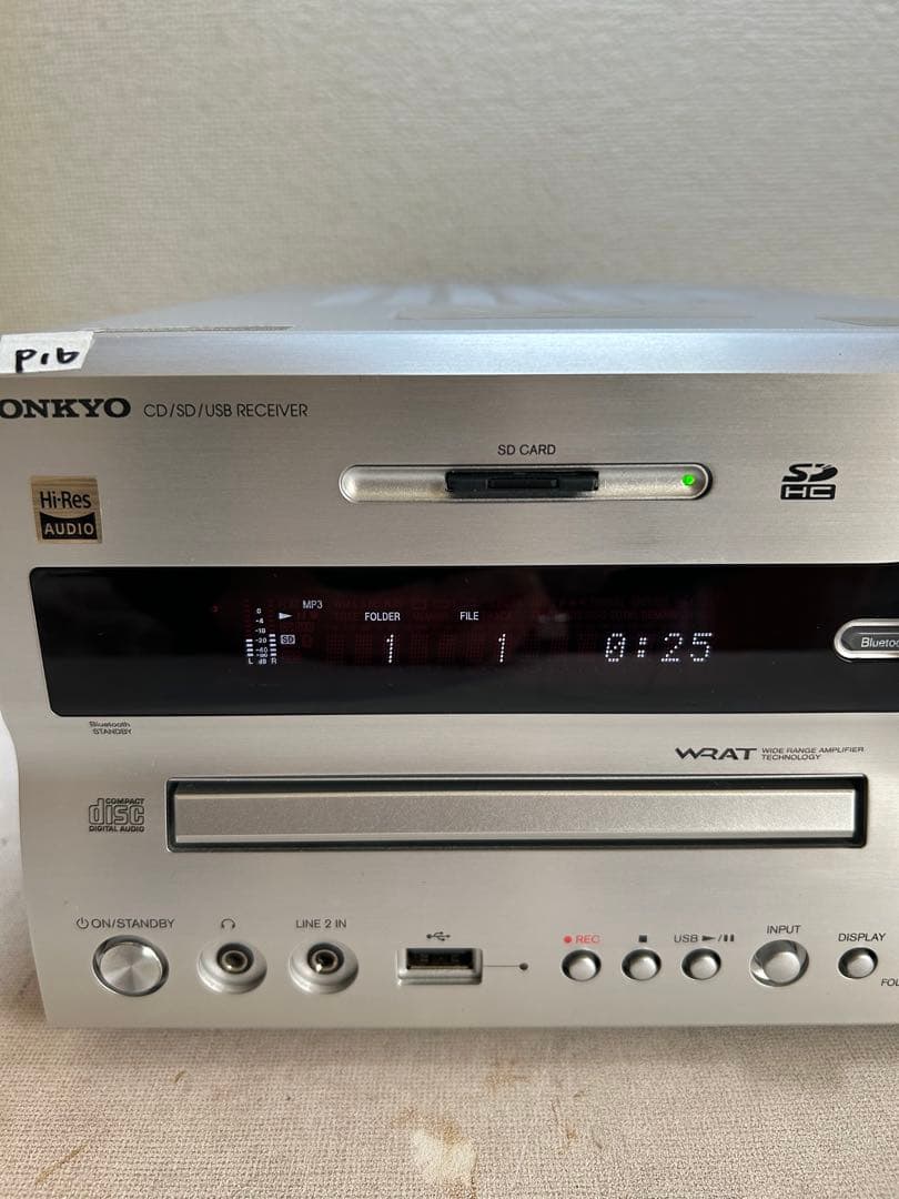 P16 整備ONKYO NFR-9TX ハイレゾ CD/SD/USBレシーバー