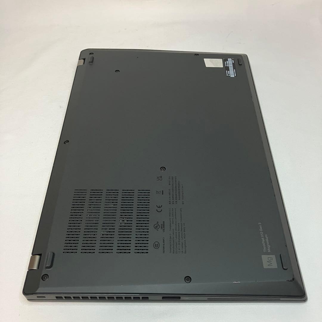美品 ThinkPad X13 Gen3 第12世代 i5 16GB WUXGA