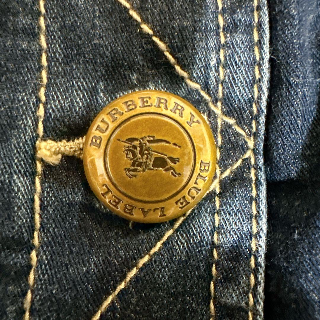 BURBERRY BLUE LABEL Gジャンデニムジャケット ノバチェック