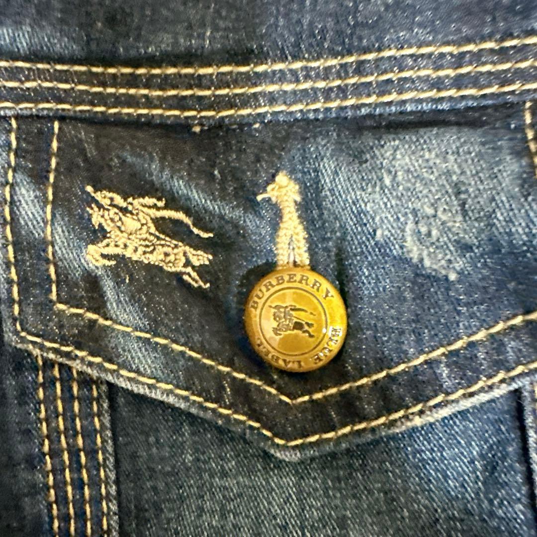 BURBERRY BLUE LABEL Gジャンデニムジャケット ノバチェック
