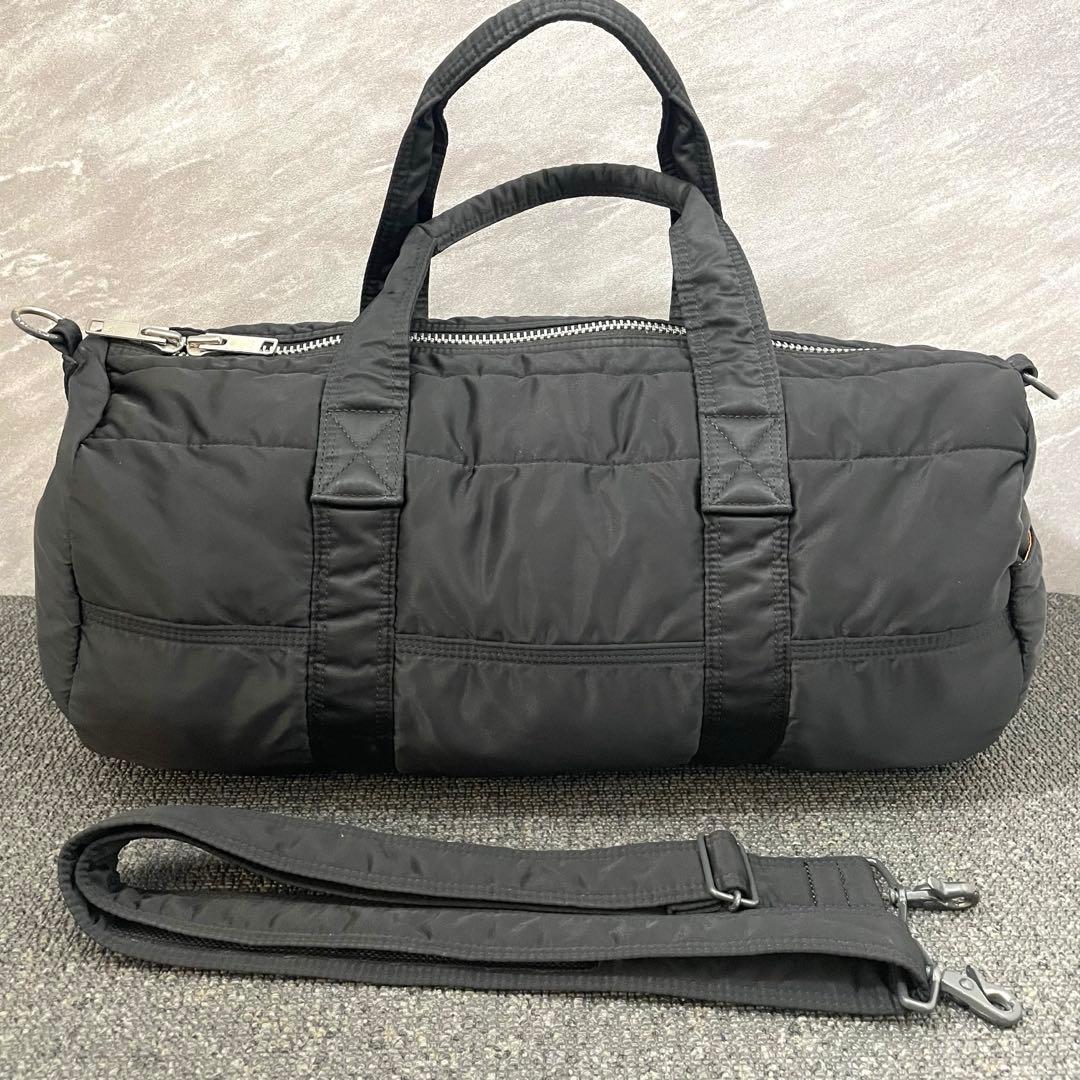 美品 廃盤 希少✨ ポーター タンカー 2WAY 黒ボストンバッグ 大容量