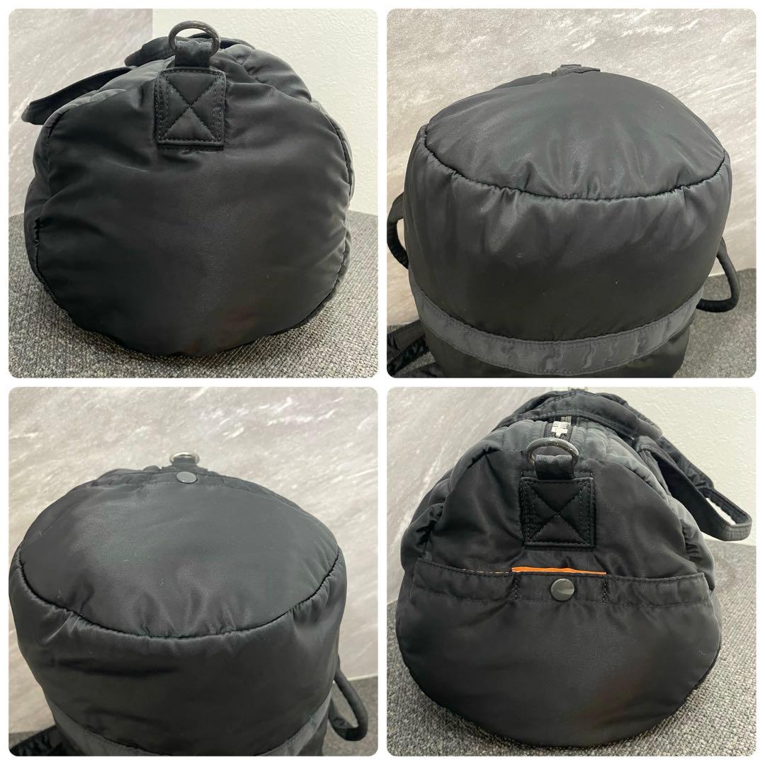 美品 廃盤 希少✨ ポーター タンカー 2WAY 黒ボストンバッグ 大容量