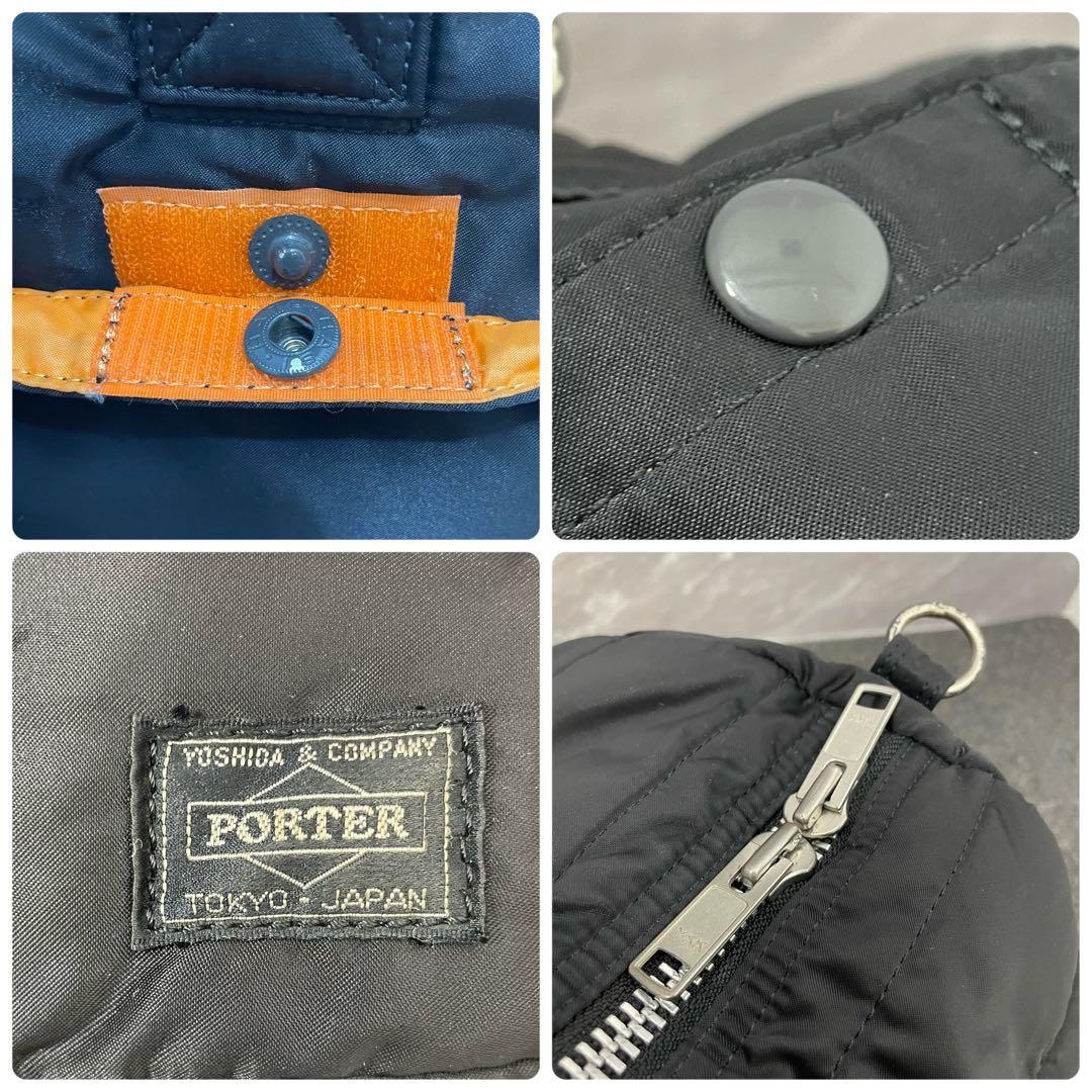 美品 廃盤 希少✨ ポーター タンカー 2WAY 黒ボストンバッグ 大容量